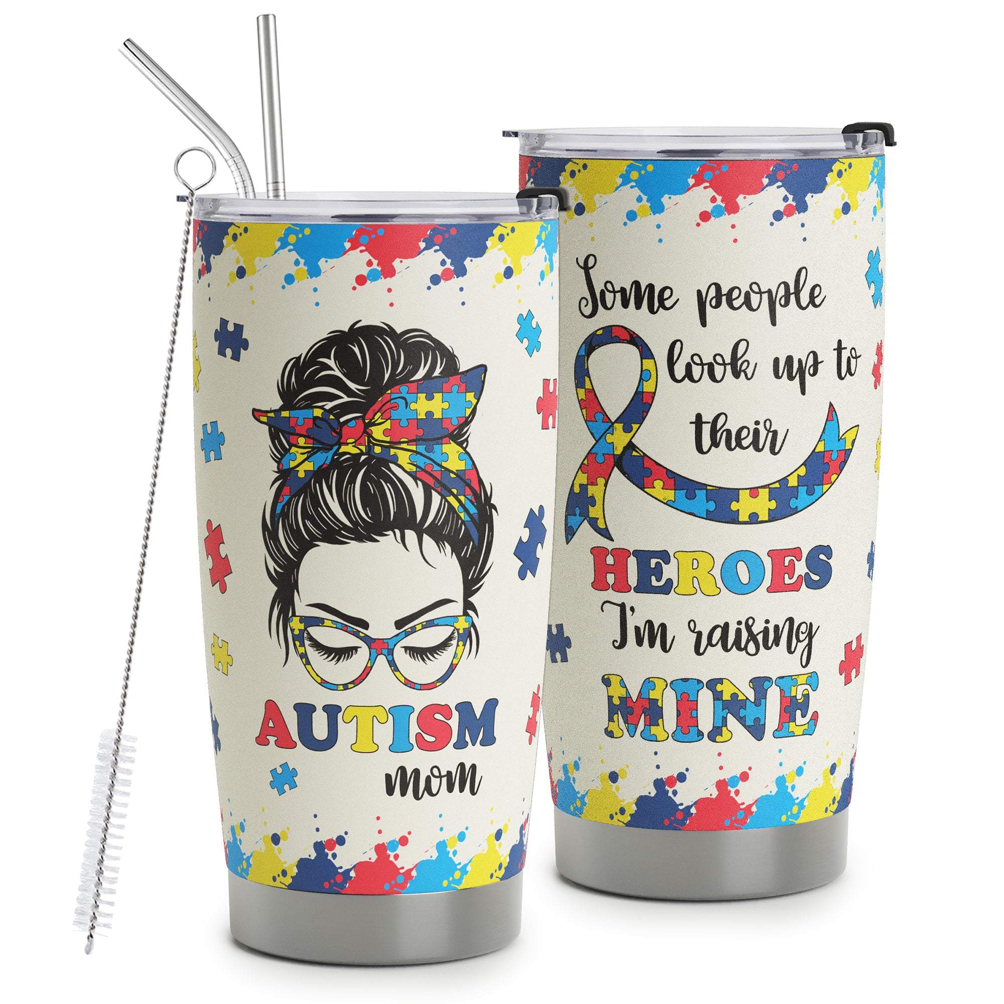 HOMISBES Boy Mom Tumbler - Mom of Boys Vacuum